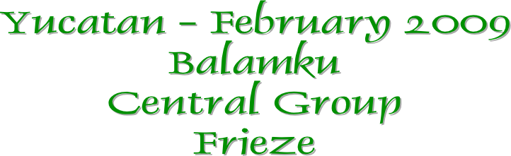 Yucatan - February 2009
Balamku
Central Group
Frieze